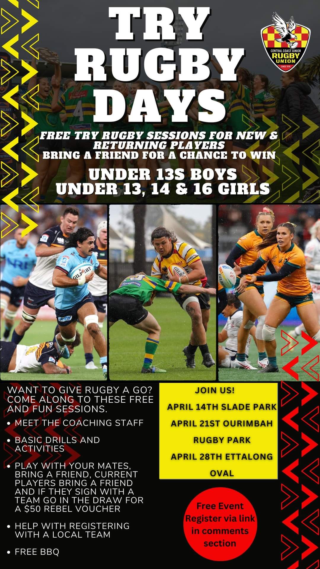 CCJRU COME & TRY RUGBY NIGHTS